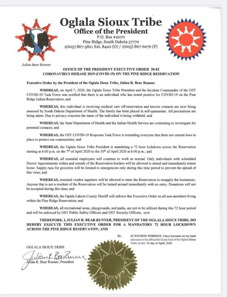 72-hour lockdown ordinance
